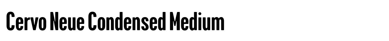 Cervo Neue Condensed Medium image